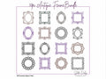 50 Vintage Frame Illustrations, Antique Clipart (png, svg, jpg, pdf)