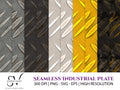 Seamless Industrial Plate Texture Bundle
