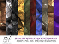 Seamless Metallic Rocks and Minerals