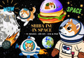 Doge Clipart: Shiba Inu in Space - PNG & SVG (Digital Download)
