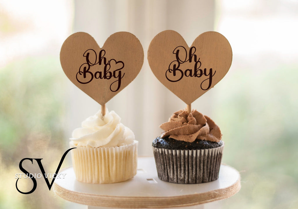 Oh Baby PNG Clipart: Baby Shower Design (Digital Download)
