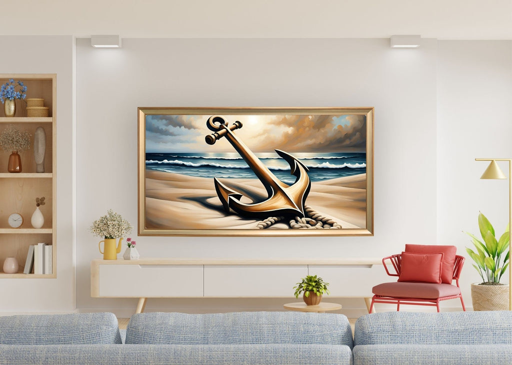 Coastal Seascape Art Set: 4K Frame TV Art, Desktop Wallpaper (Digital Download)