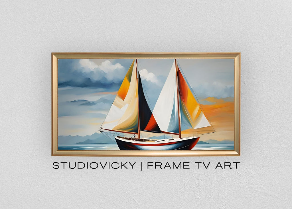 Coastal Seascape Art Set: 4K Frame TV Art, Desktop Wallpaper (Digital Download)