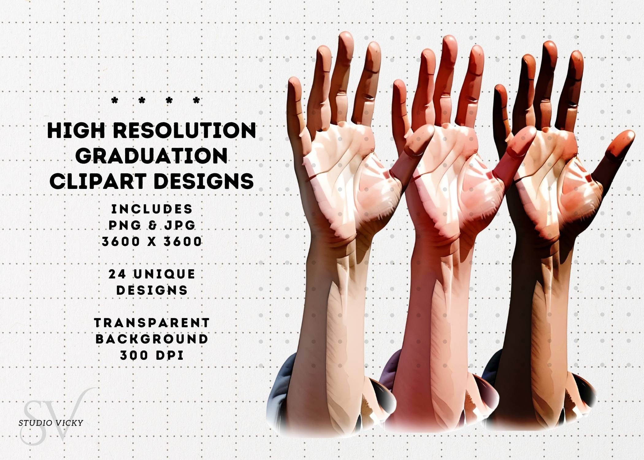 Watercolor Graduation Clipart: Cap, Diploma, Owl (PNG Digital Download)