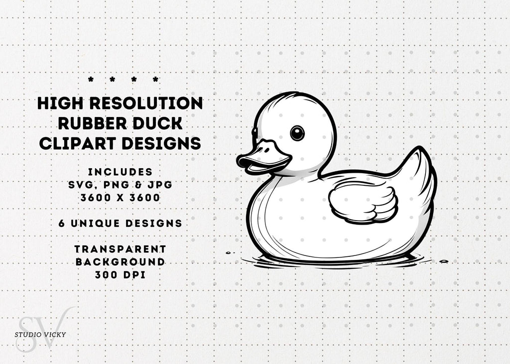 Rubber Duck Clipart Bundle: Cruise Ducks SVG, PNG, JPG (Digital Download)