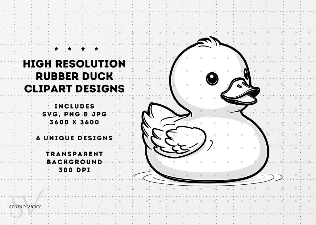 Rubber Duck Clipart Bundle: Cruise Ducks SVG, PNG, JPG (Digital Download)