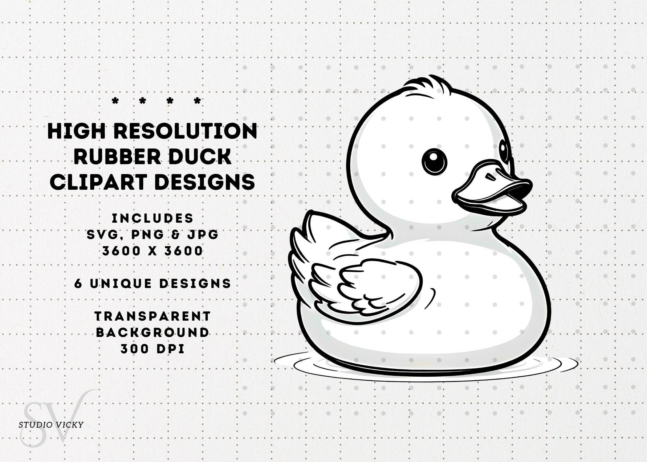 Rubber Duck Clipart Bundle: Cruise Ducks SVG, PNG, JPG (Digital Download)