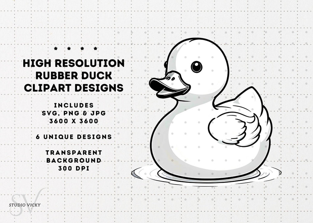 Rubber Duck Clipart Bundle: Cruise Ducks SVG, PNG, JPG (Digital Download)