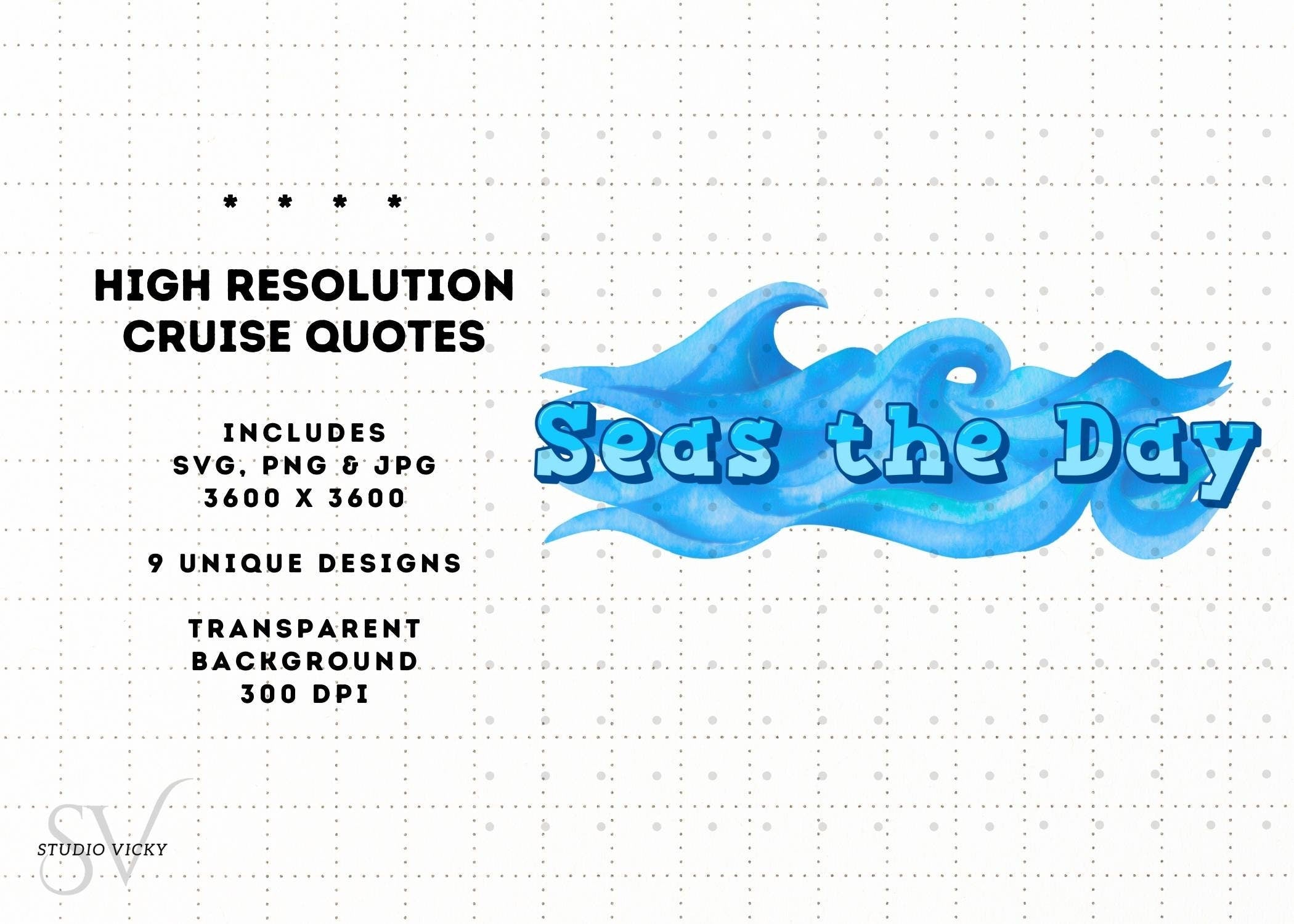 Cruise Quote Clipart: Family Vacation Designs (PNG SVG)