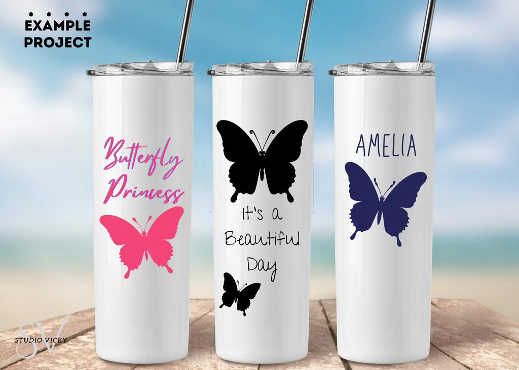 Butterfly Silhouette Clipart: SVG, PNG, JPG Files