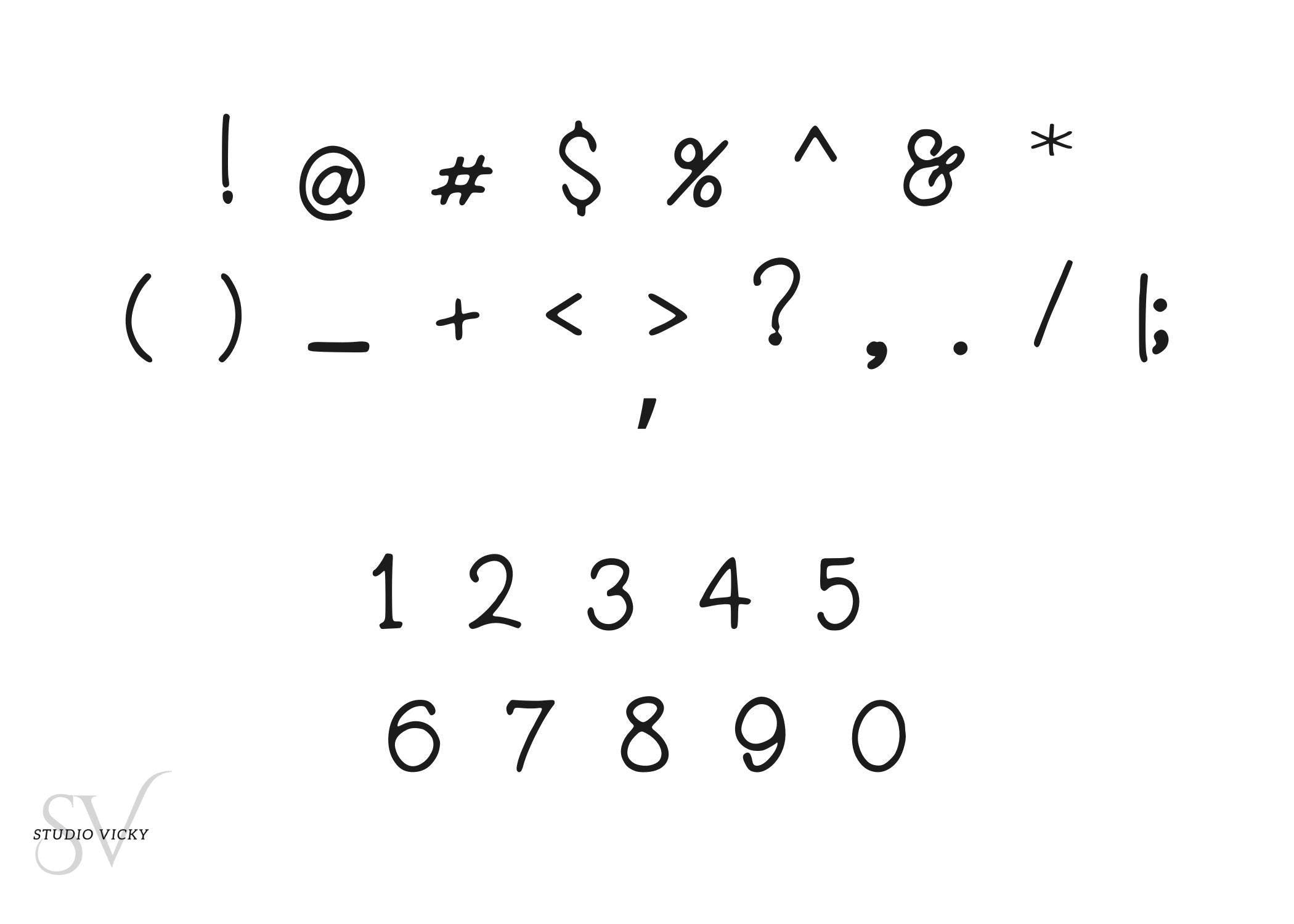 Classic Cursive Font, Handwriting Script (OTF & TTF)