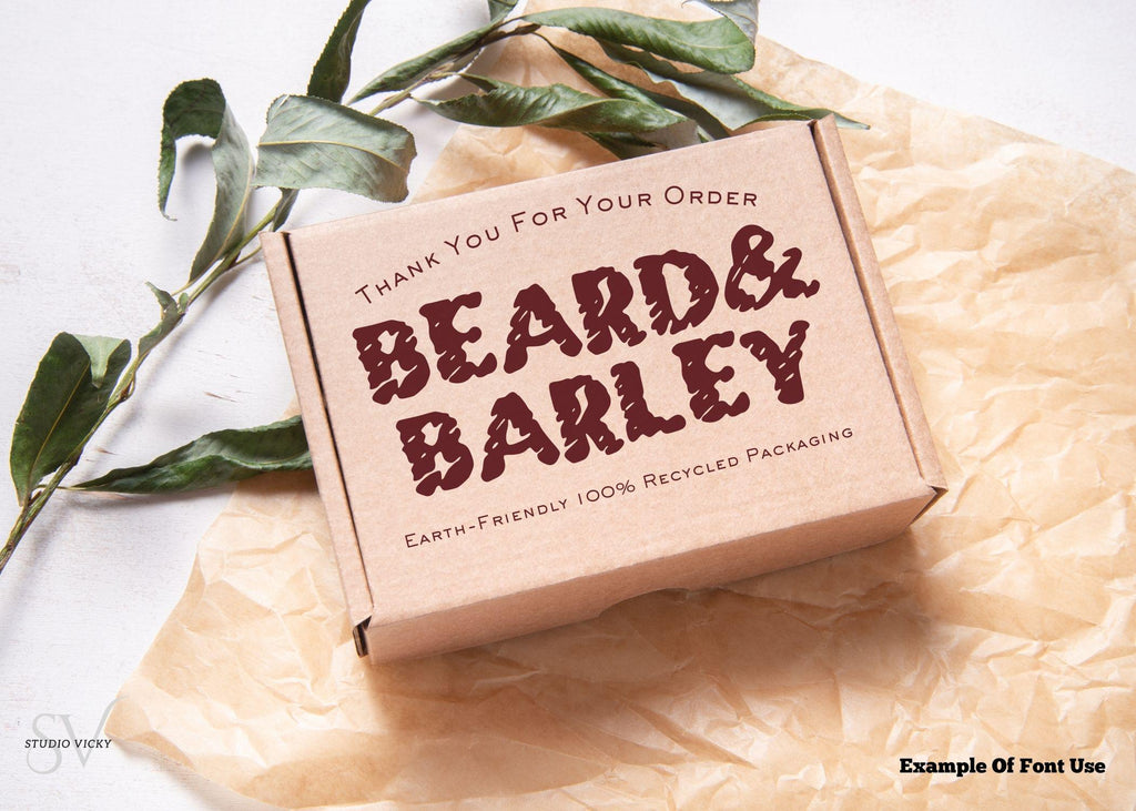 Weathered Distressed Font: Textured Decorative Font (OTF & TTF)