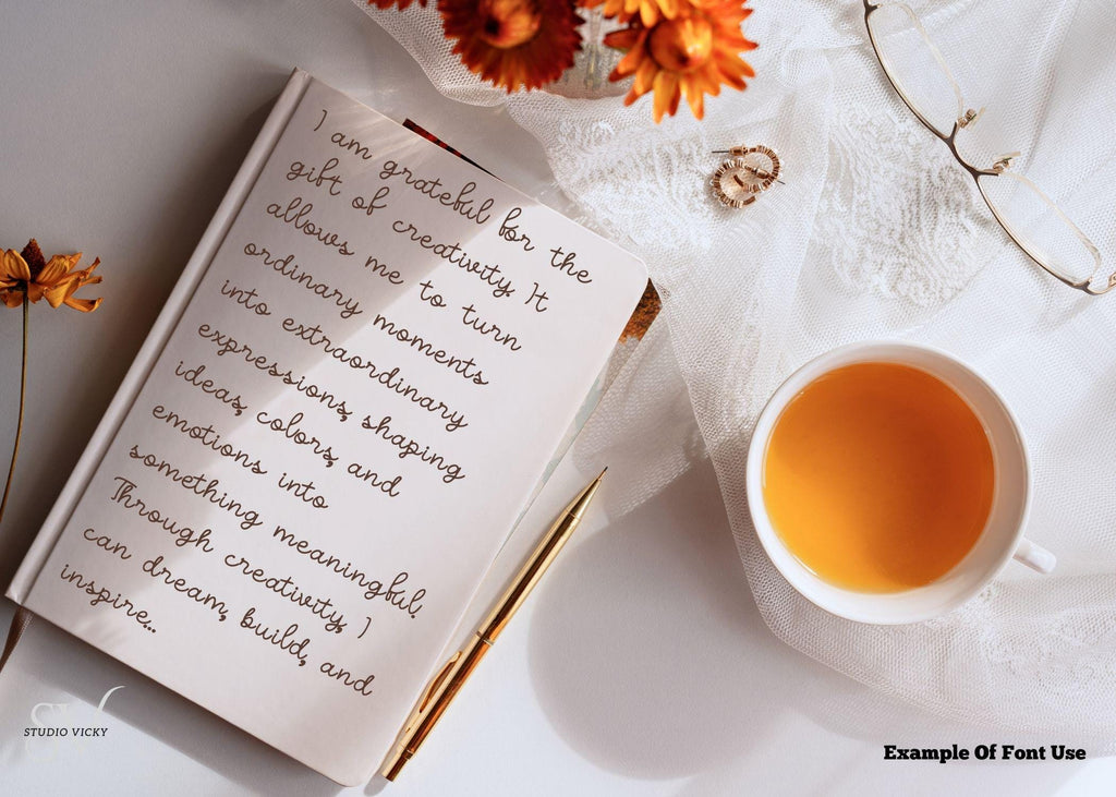 Classic Cursive Font, Handwriting Script (OTF & TTF)