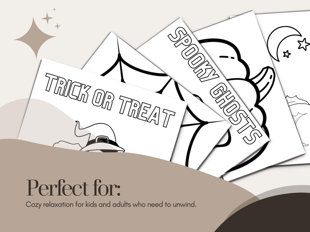 Halloween Coloring Pages for Kids: 10 Printable Designs (PDF)
