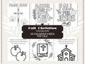 Fall Religious Coloring Pages: Sunday School Activity (PDF)