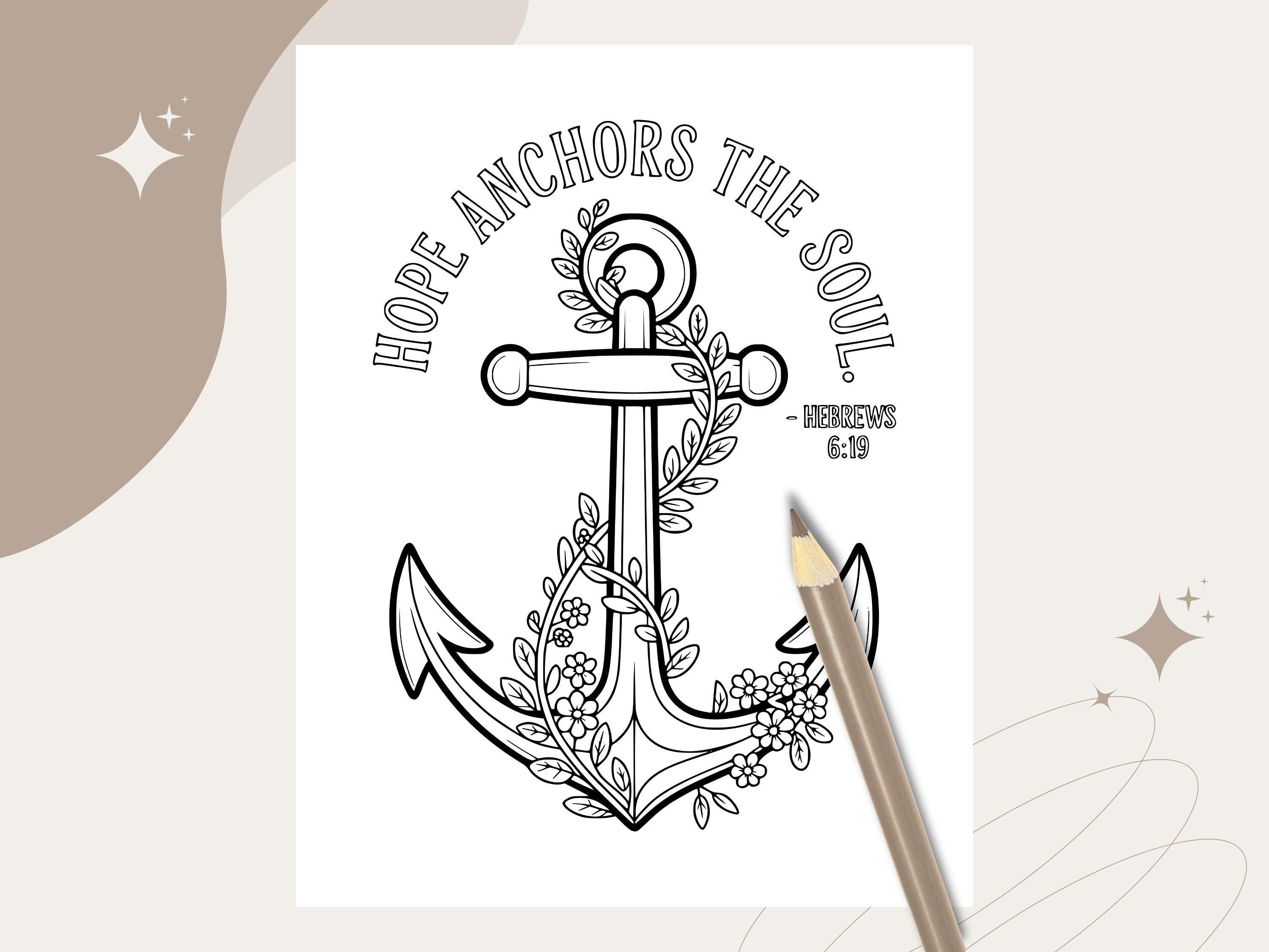 Floral Christian Bible Verse Coloring Pages: Sunday School Activity (PDF Pattern V2)