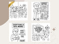 First World Problems Coloring Book: Adult & Kids Printable PDF (Bonus Drawing Included)