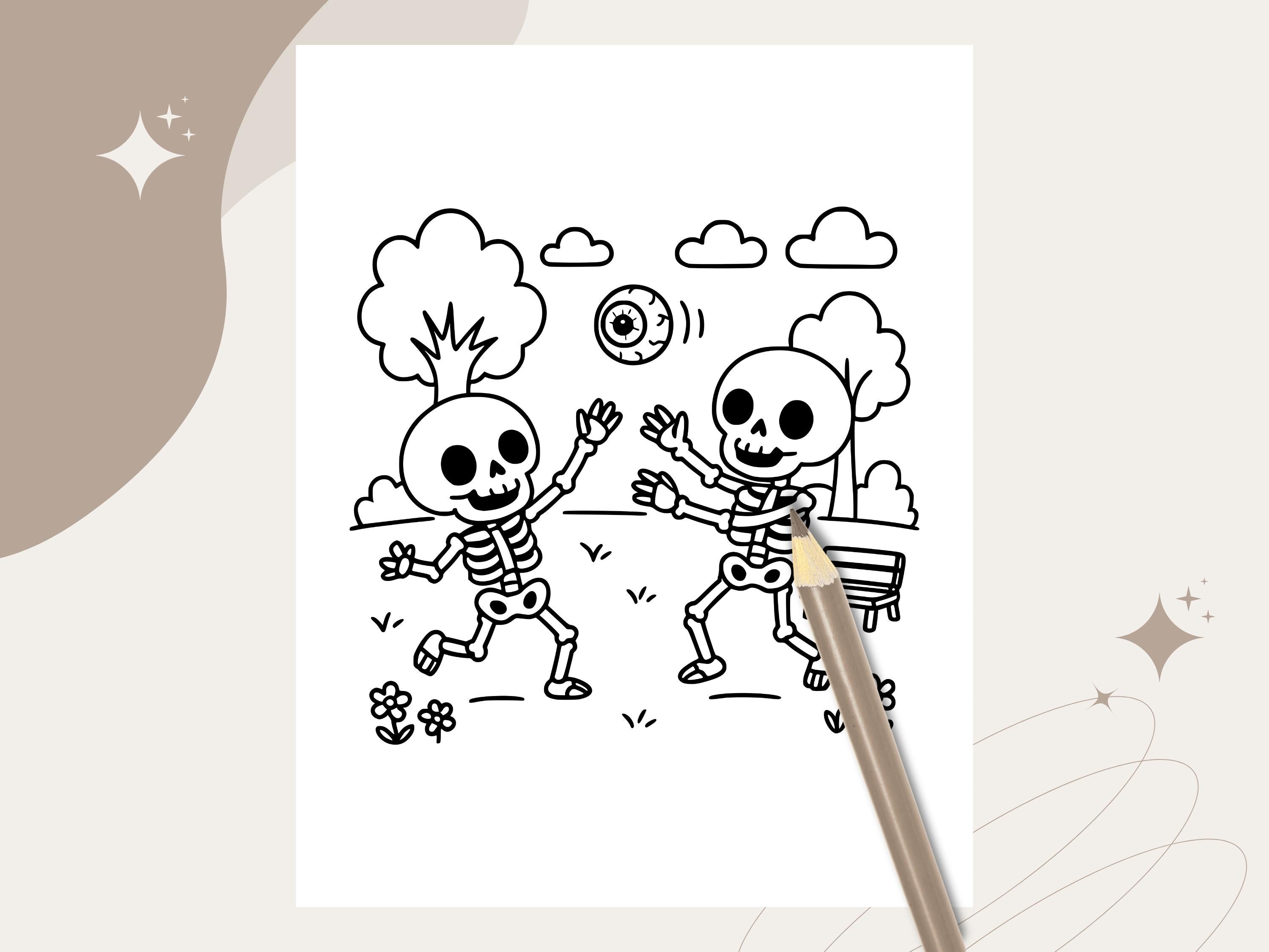 Kawaii Halloween Coloring Pages: Spooky Cuties Cozy Moments (PDF Download w/Bonus Image)