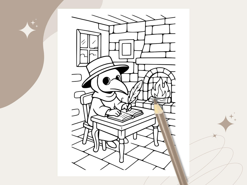 Kawaii Spooky Cuties Coloring Pages: Cozy Halloween Fun (PDF Download)
