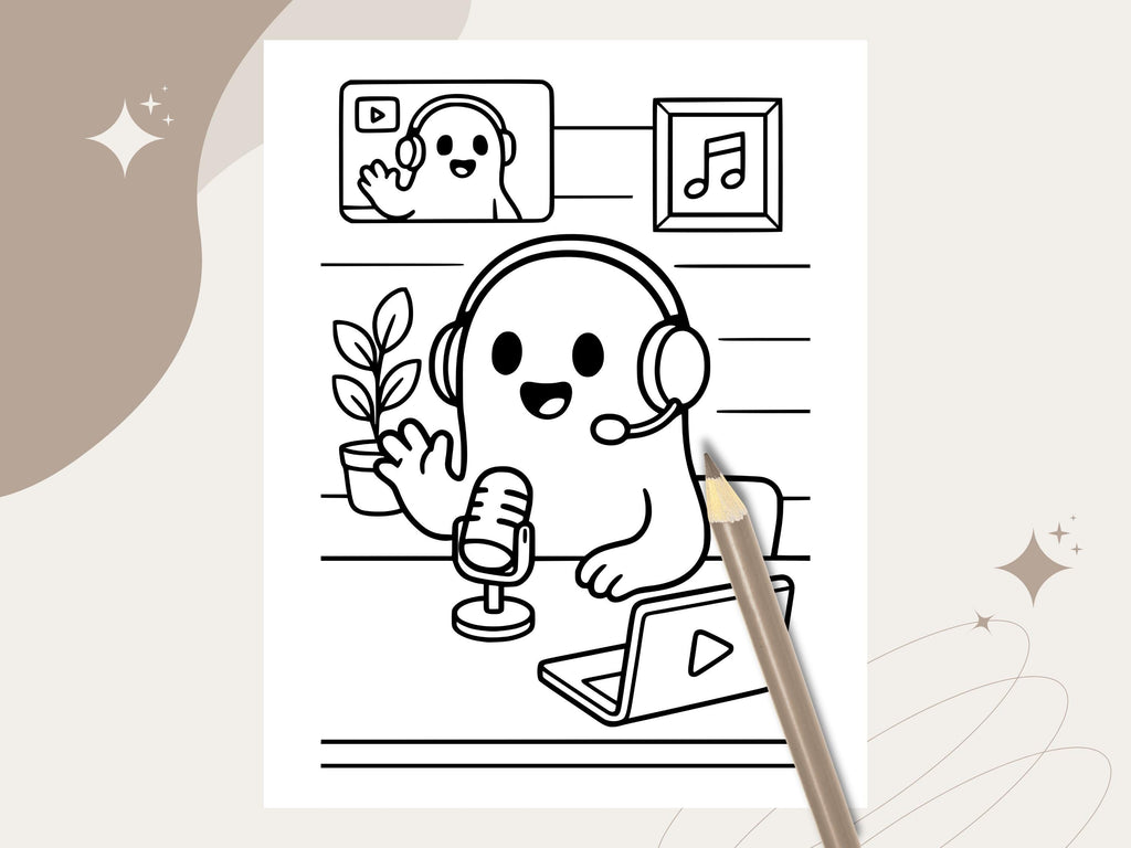 Cozy Goth Coloring Book: 56 Spooky Cuties Pages (PDF Download)