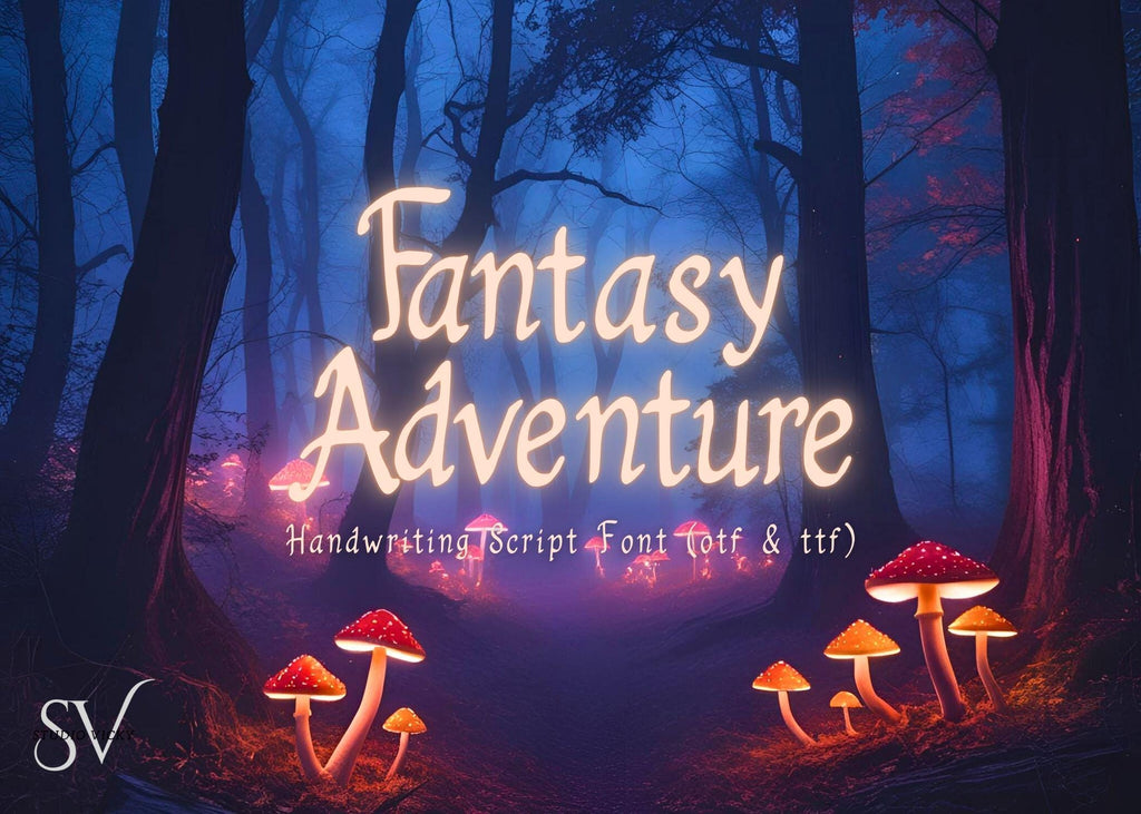 Fantasy Adventure Handwritten Script Font (TTF, OTF)