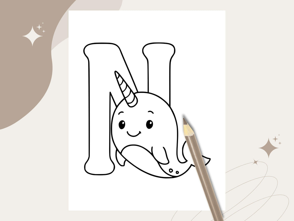 Animal ABC Coloring Pages: A-Z Alphabet Learning Activity (PDF Download)