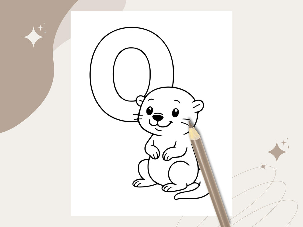 Animal ABC Coloring Pages: A-Z Alphabet Learning Activity (PDF Download)