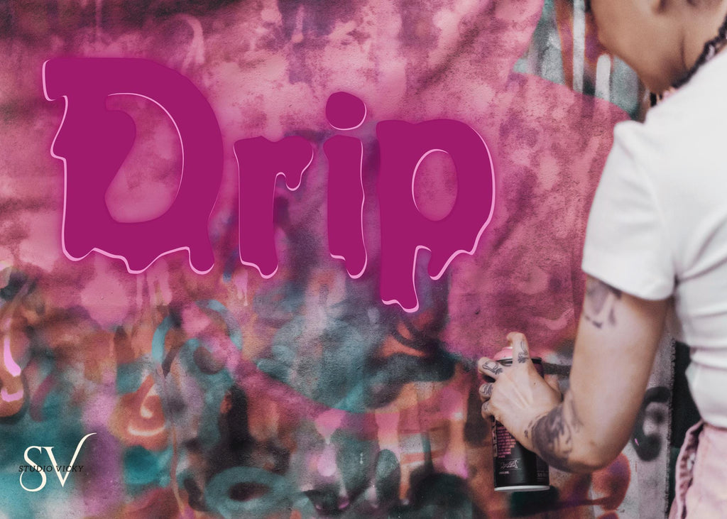 Dripping Wet Font, Ooze and Slime Style (TTF & OTF)