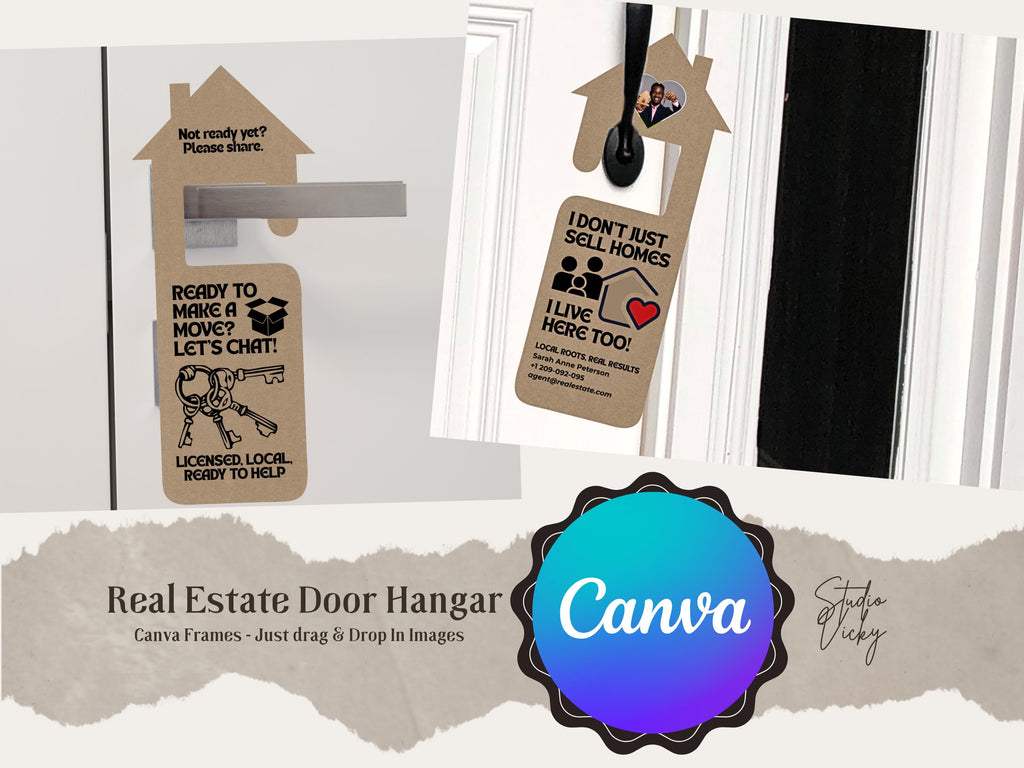 Realtor Pop-In Canva Template: Editable Real Estate Marketing (Digital Download)