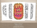 Floral Scripture Coloring Pages, Bible Verse Art (PDF & PNG)