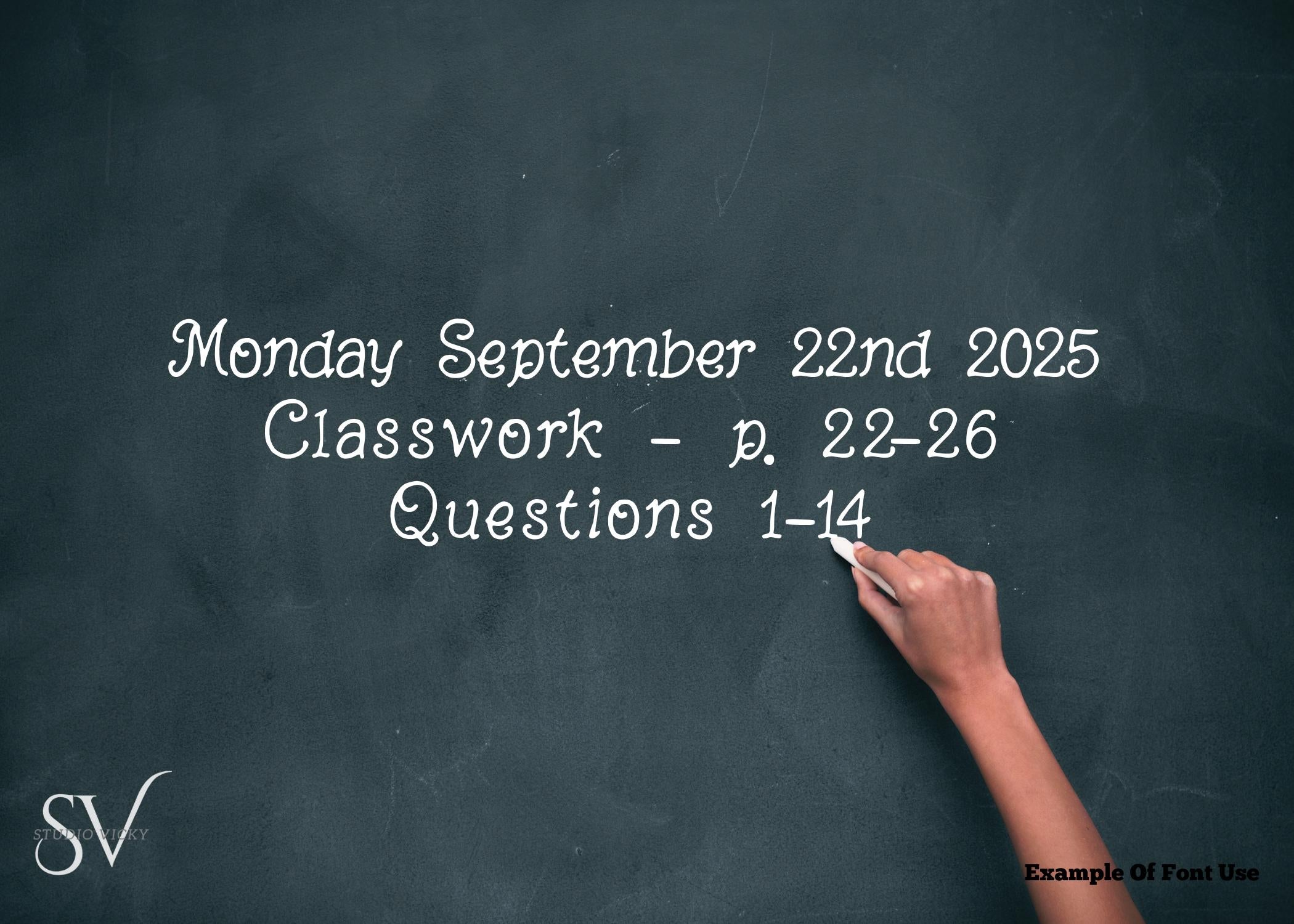 Lesson Plan Script Font: Casual Handwritten Style (OTF + TTF) Canva Friendly
