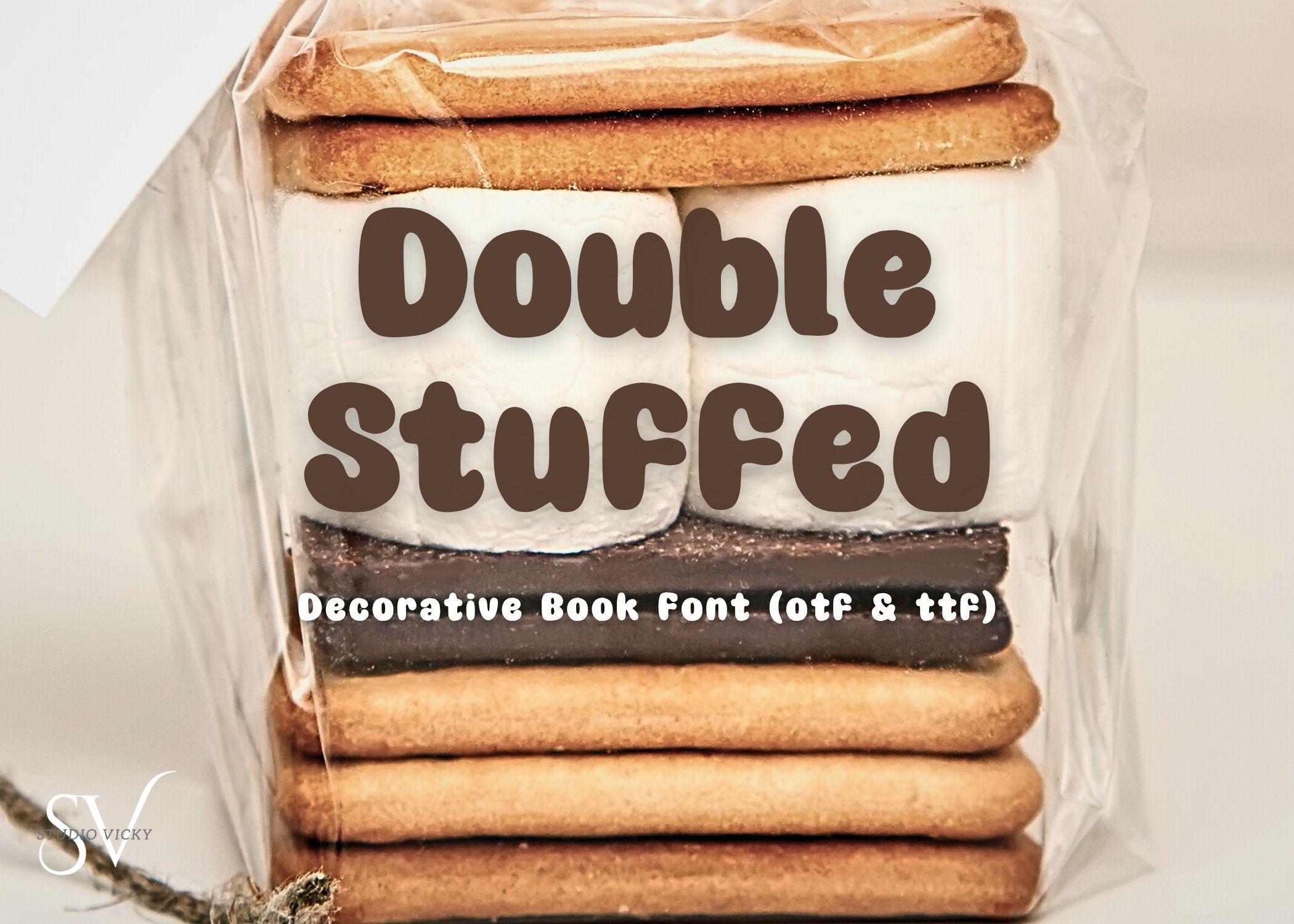 Chunky Bold Display Font: Playful Typeface (OTF + TTF) Canva Friendly