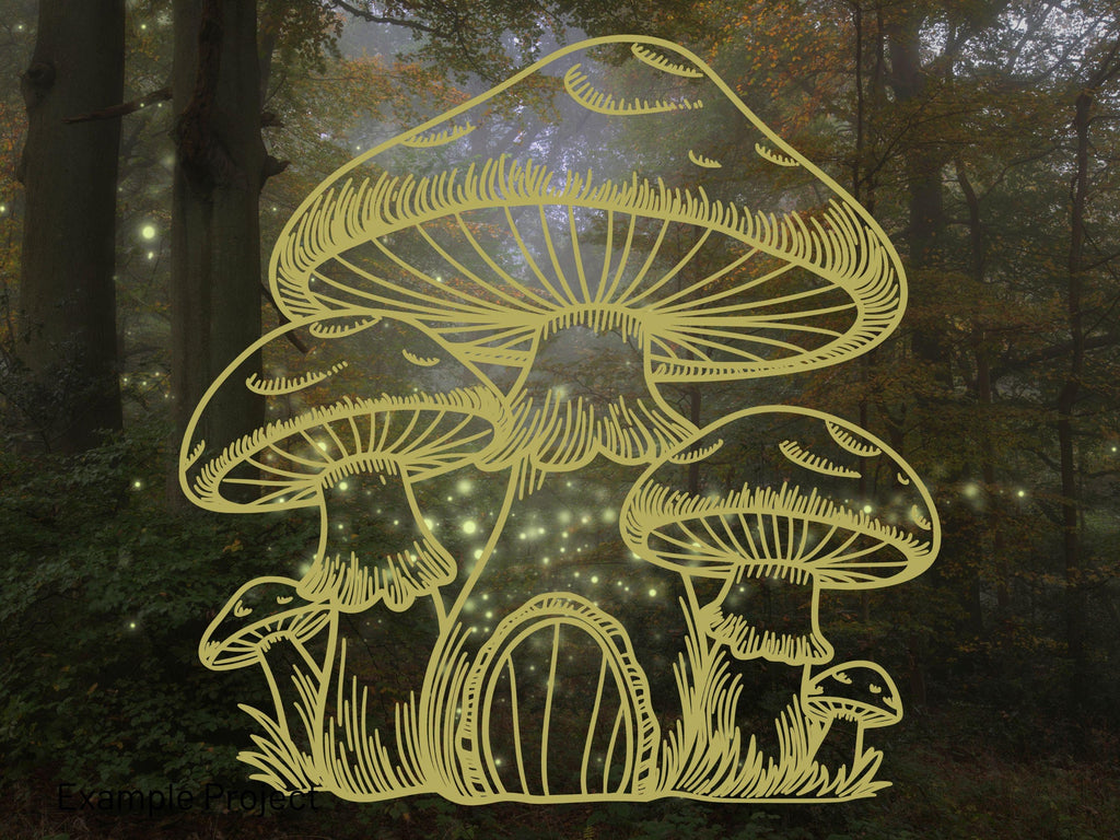 50 Whimsical Mushroom Illustrations, Clipart Bundle (png, jpg, svg, pdf)