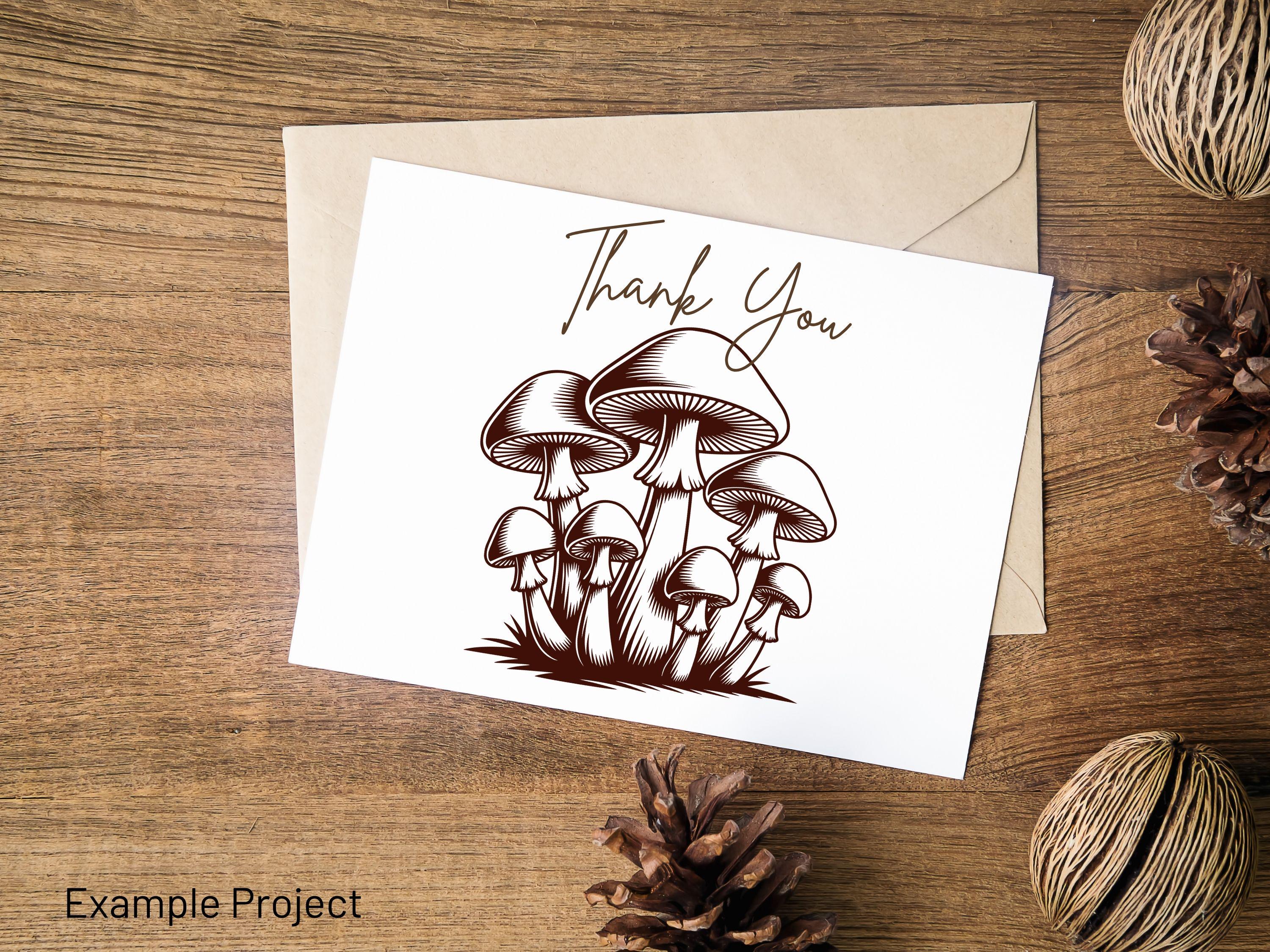 50 Whimsical Mushroom Illustrations, Clipart Bundle (png, jpg, svg, pdf)