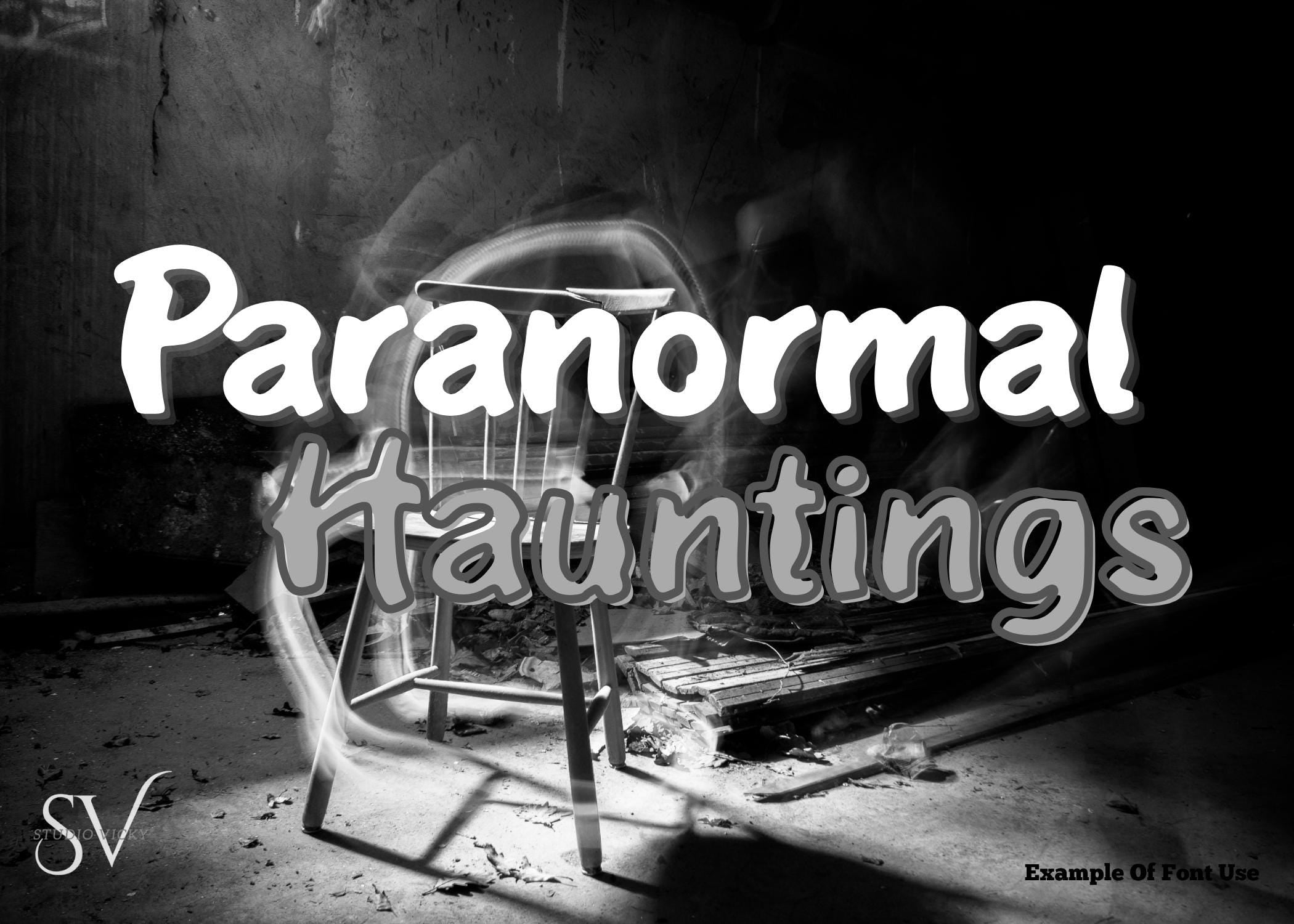 Ghost Whispers Font | Spooky Book Font, Halloween (TTF & OTF)