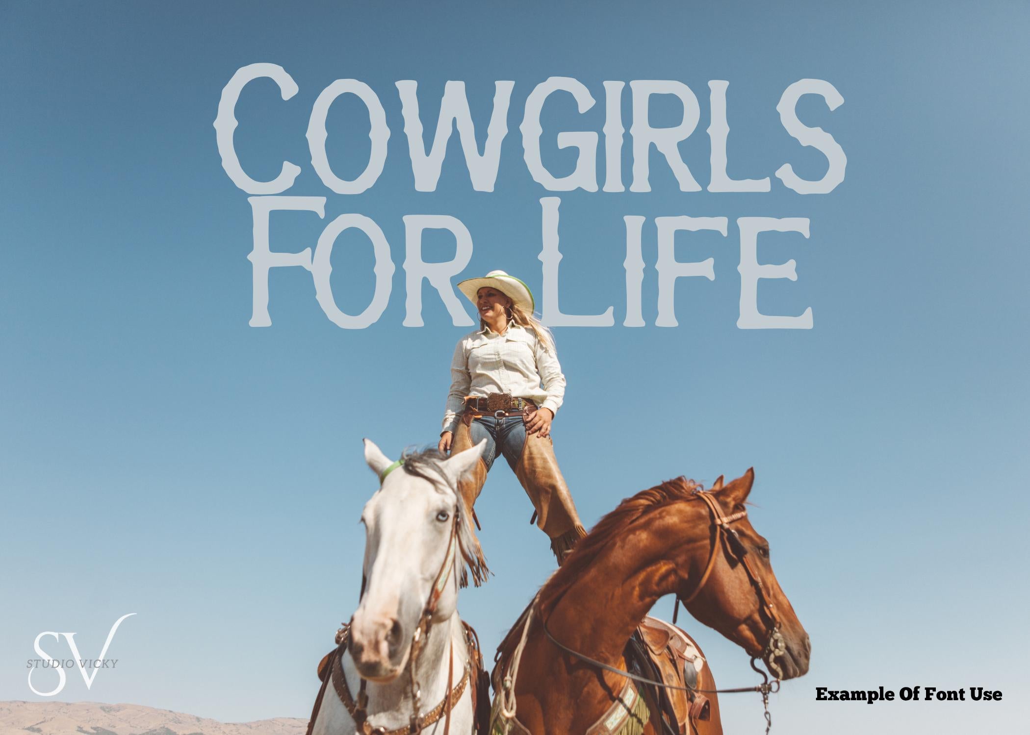 Dodge City Dust Font | Vintage Western Typeface (TTF & OTF)