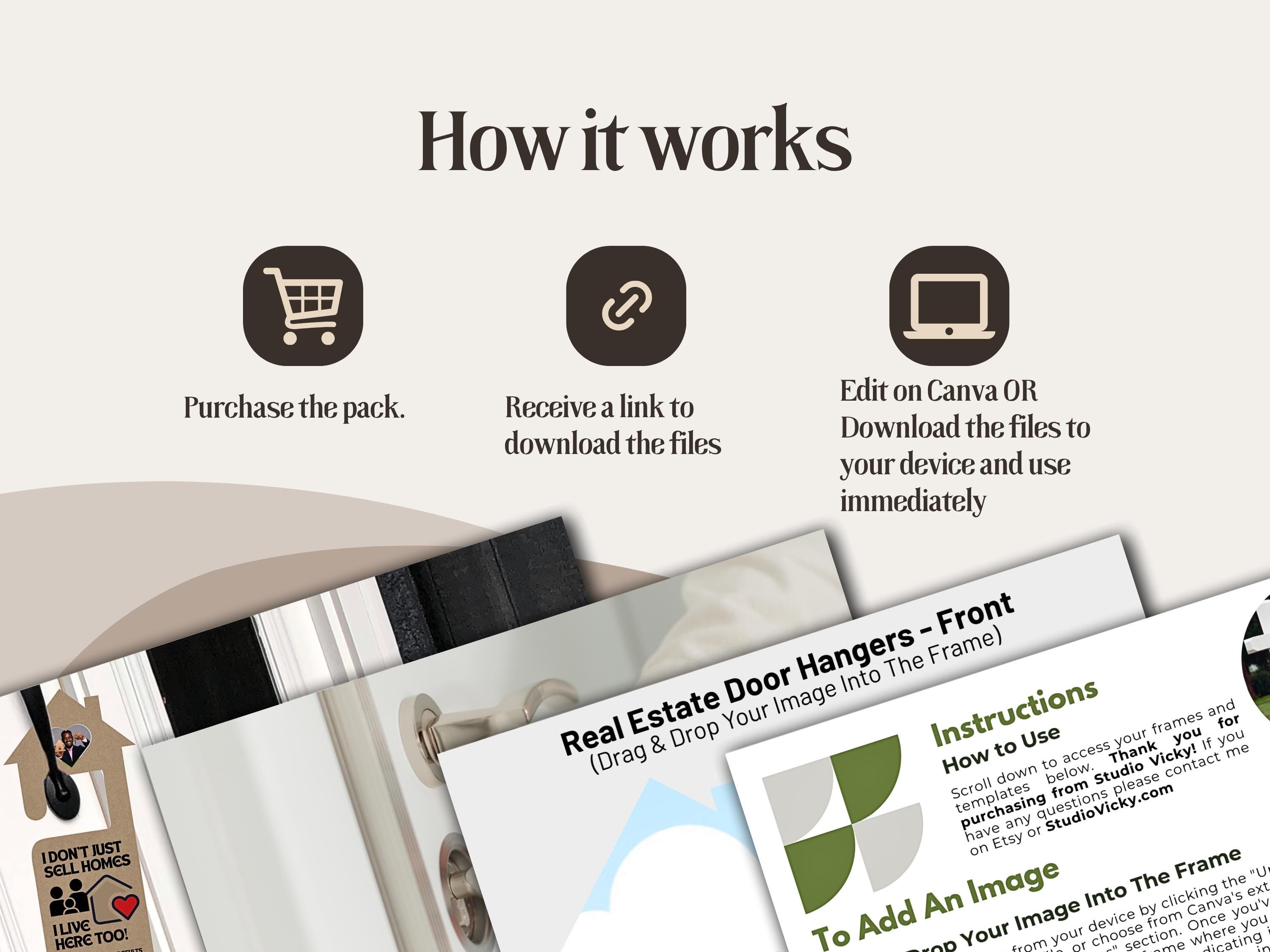Realtor Pop-In Canva Template: Editable Real Estate Marketing (Digital Download)