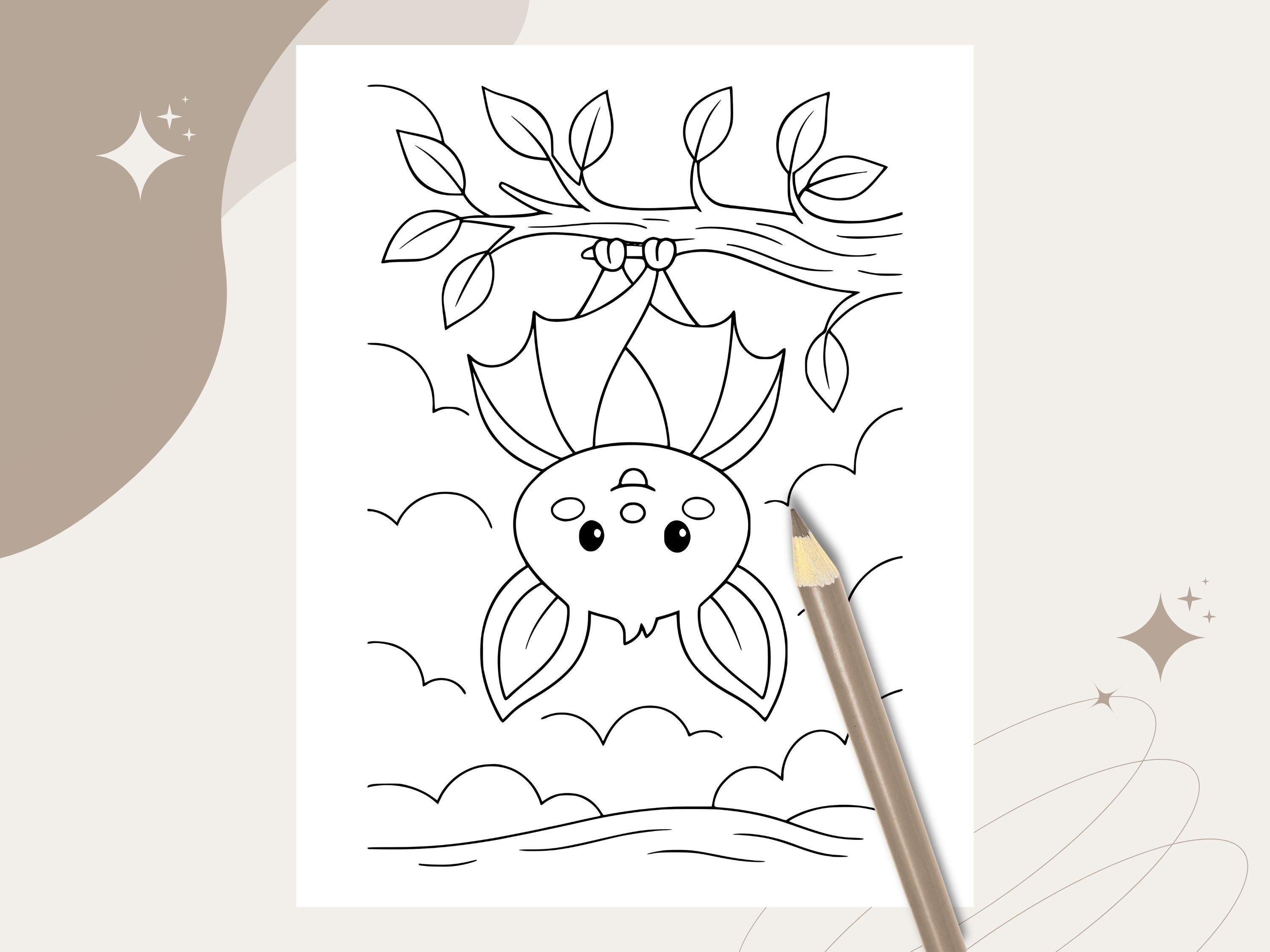 Spooky Cuties Halloween Coloring Pages: Enchanted Forest Adventure (PDF & PNG)