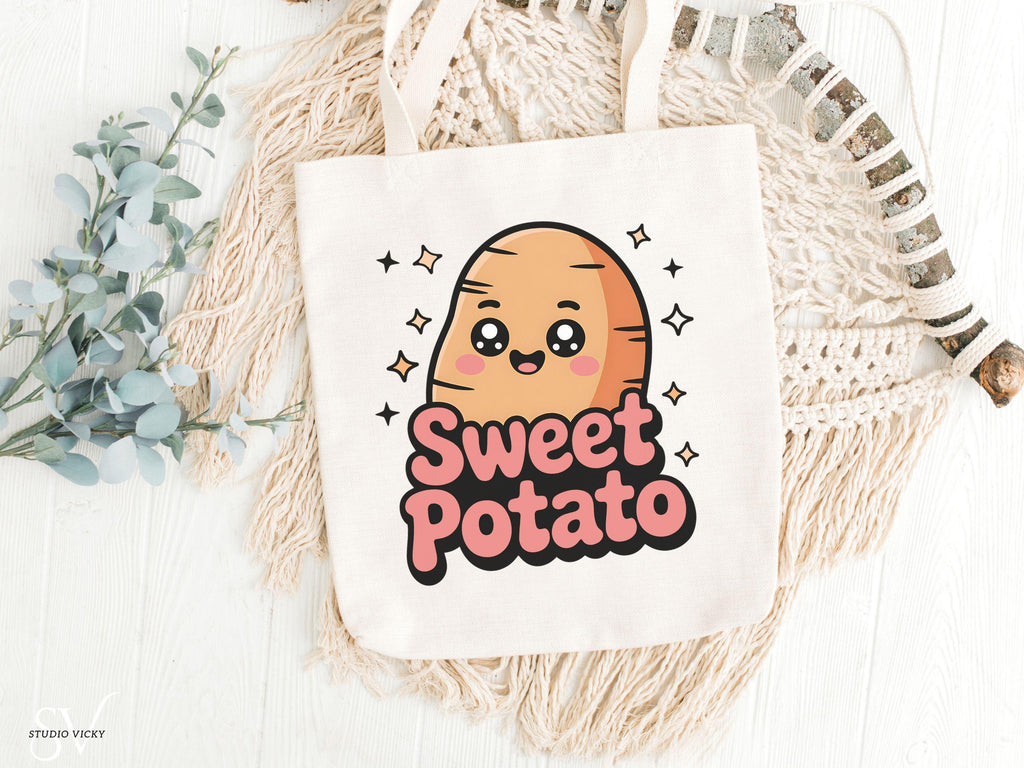 Kawaii Potato SVG Set | Sweet & Rude Potato PNG Bundle