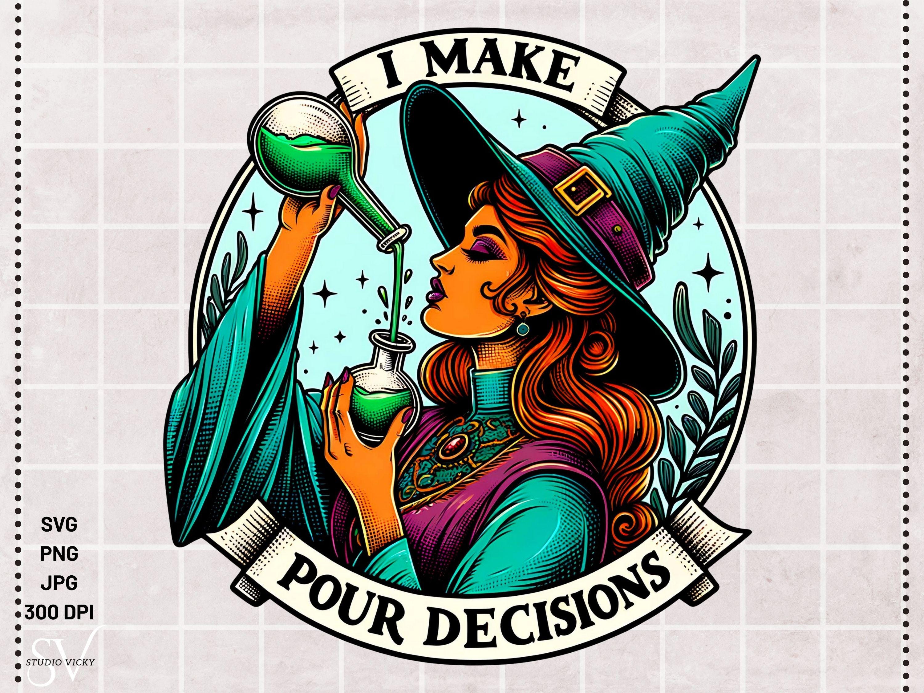 Funny Witch Potion Pun Design | Halloween Humor (SVG, PNG, JPEG)
