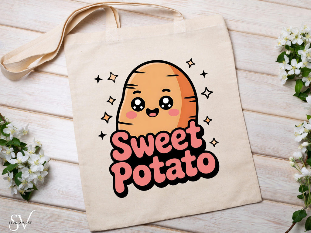 Kawaii Potato SVG Set | Sweet & Rude Potato PNG Bundle