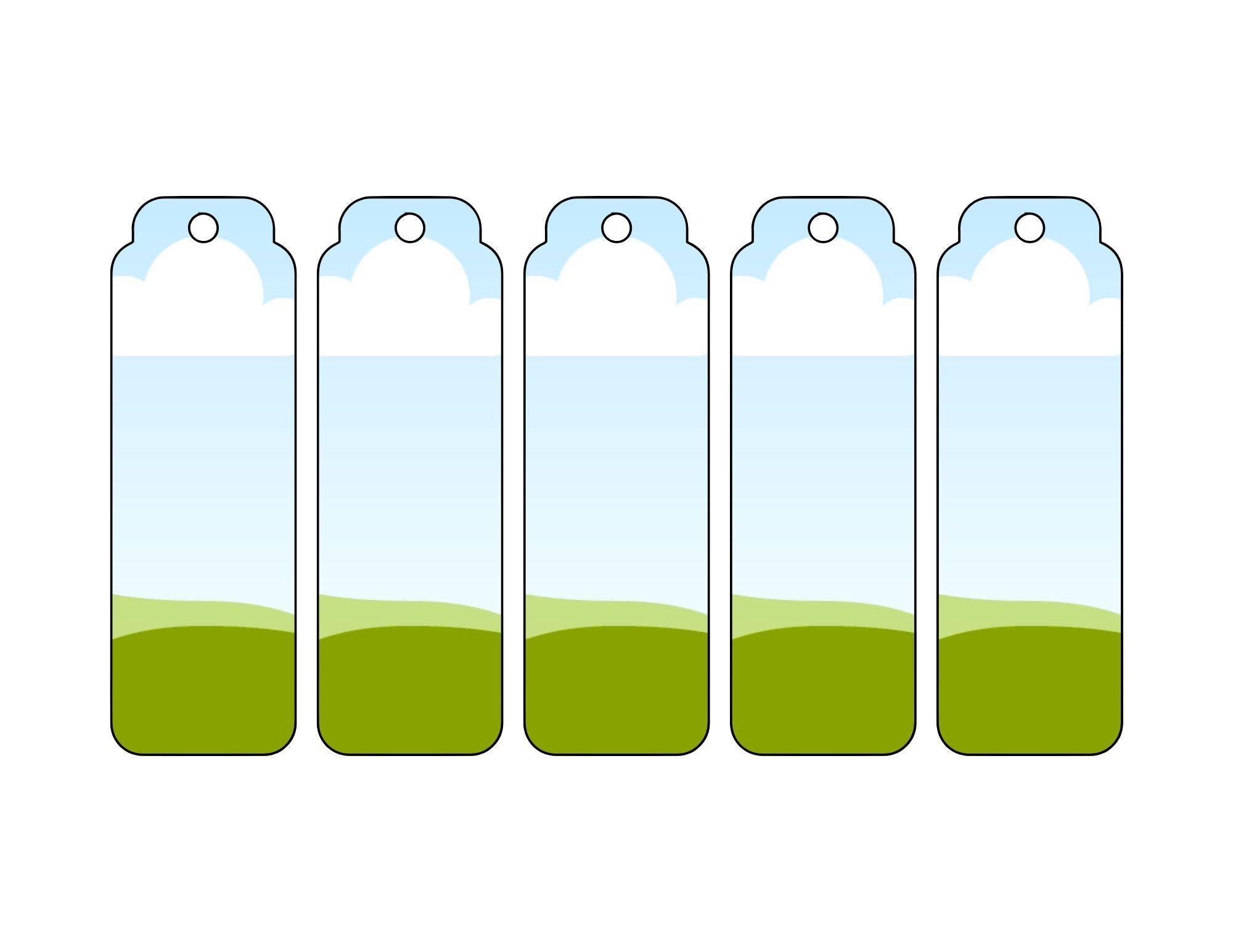 Bookmark Templates: Canva Editable Bookmark SVG 4 Pack Bundle (Digital Download)