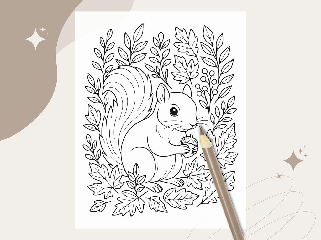 Thanksgiving Coloring Pages: Grateful, Thankful For Family, Pumpkin, Fox (PDF Download)