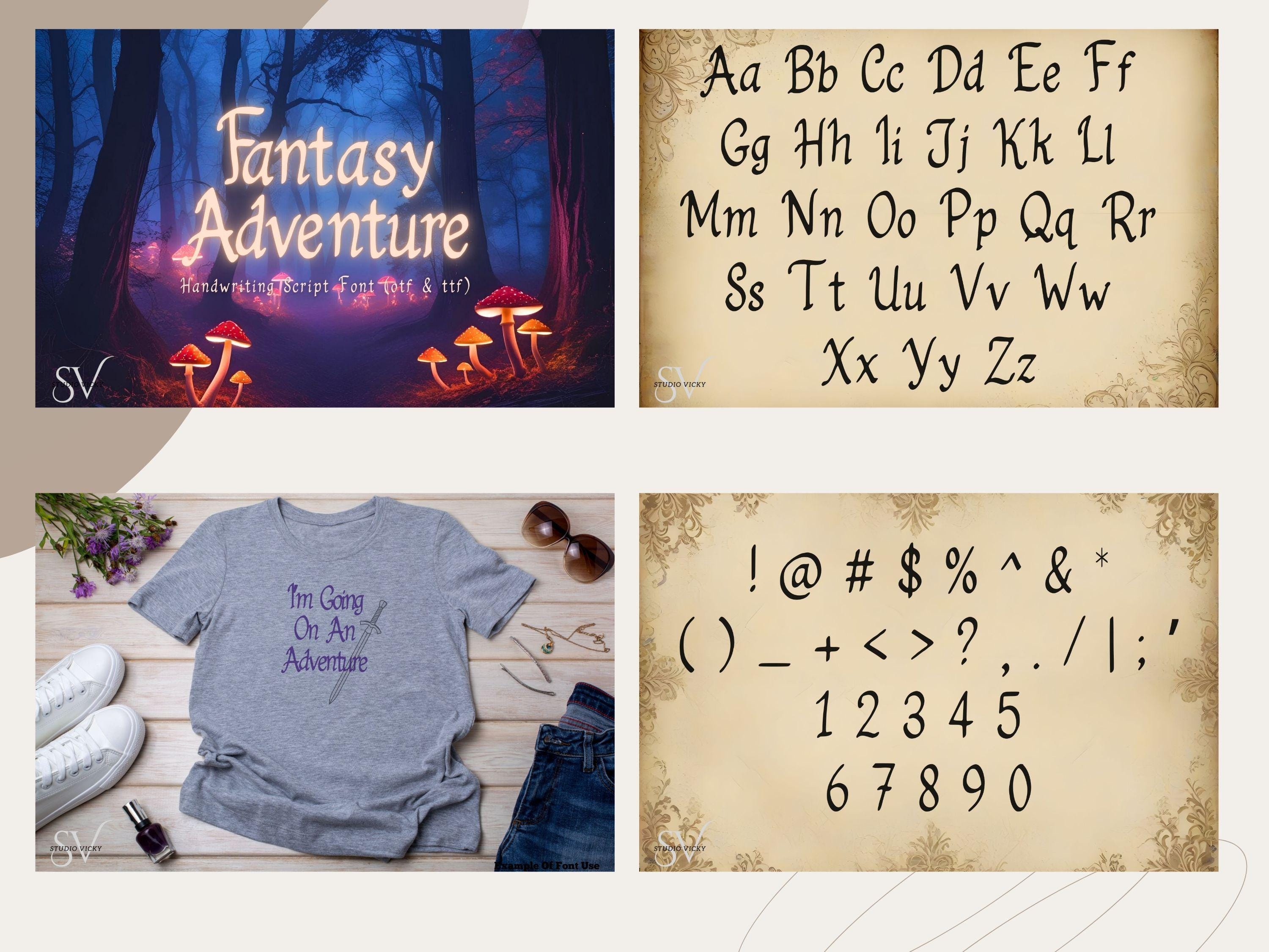 Decorative Fonts Bundle | 17 Hand Drawn Unique Fonts | otf, ttf | Commercial Use Allowed