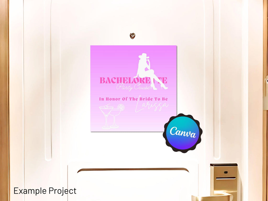 Cruise Door Decoration Templates, Stateroom Magnets, Canva Editable (Digital Download)