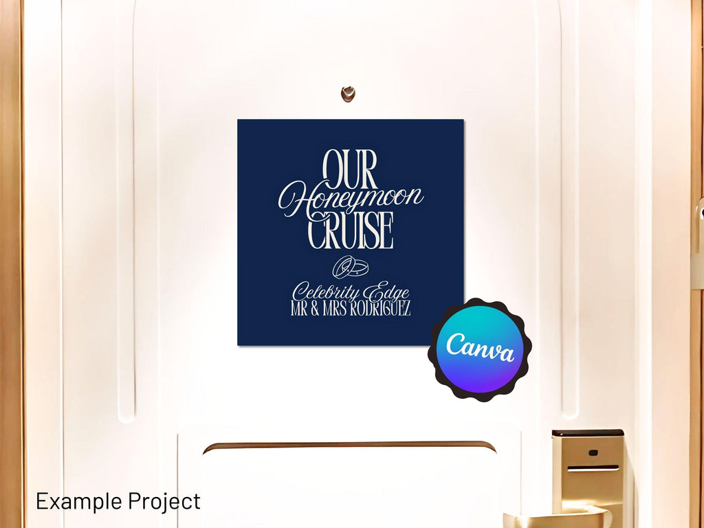 Cruise Door Decoration Templates, Stateroom Magnets, Canva Editable (Digital Download)