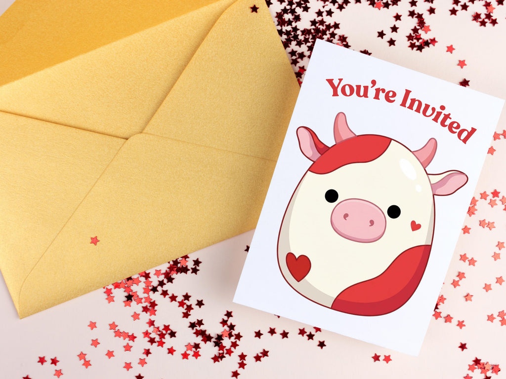 Squishy Cow Clipart Bundle | 22 PNG SVG Files + 15 Glitter Patterns