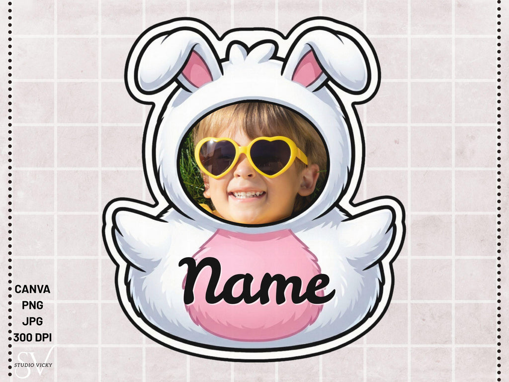 Personalized Easter Duck Templates | Bunny & Duck Styles (Canva, PNG, JPG)