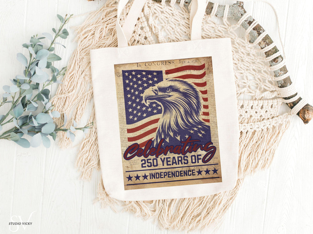 America's 250th Anniversary Semiquincentennial Commemorative Poster Celebrating 250 Years of Independence