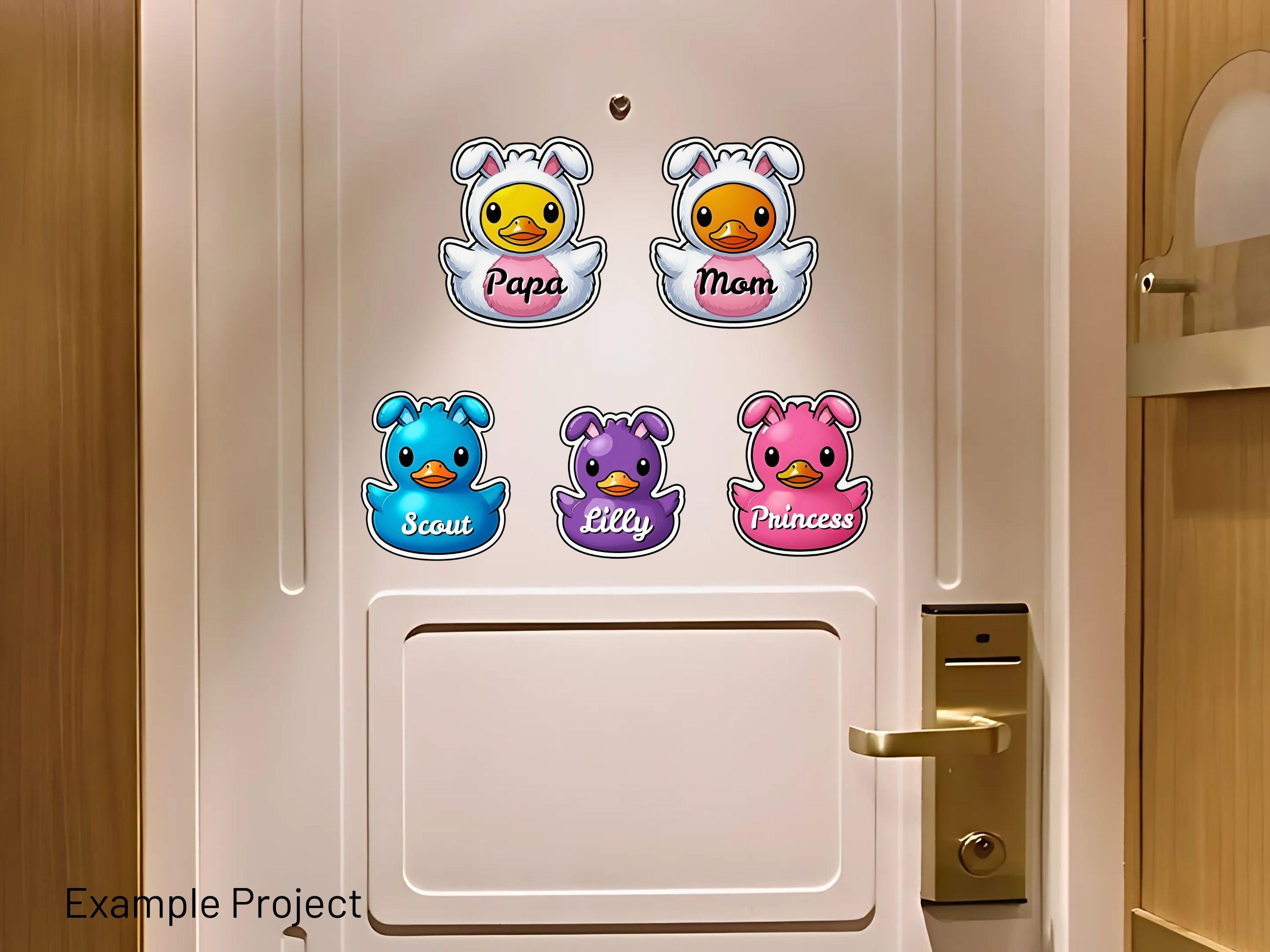 Personalized Easter Duck Templates | Bunny & Duck Styles (Canva, PNG, JPG)